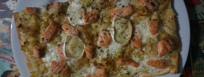 izza saumon poireaux