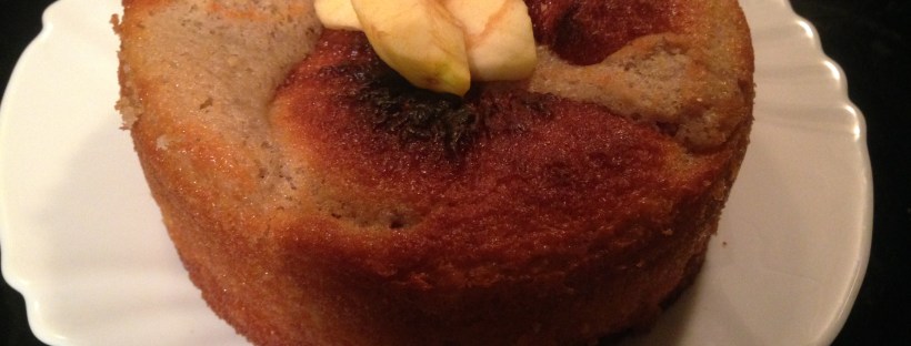 gateau au yaourt cerise & pommes