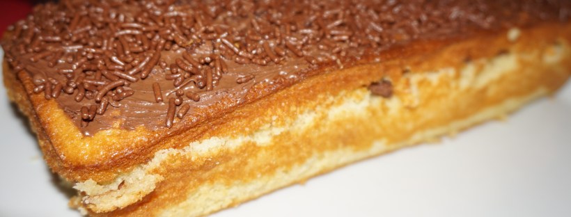 gateau nature nappage Nutella
