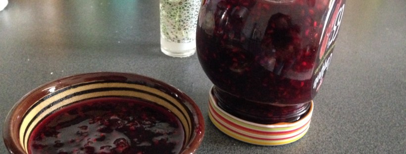 Confiture framboise cassis