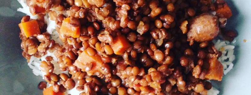 lentilles aux merguez à la marocaine