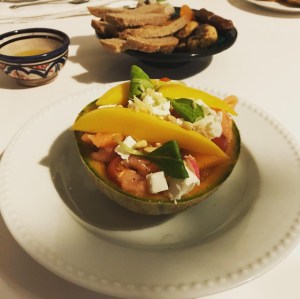 Melon en salade