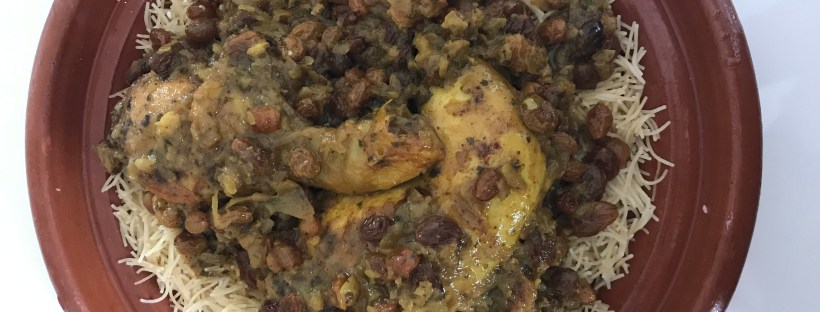 Seffa raisins poulet