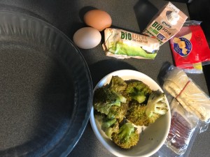 ingrédients tarte brocoli
